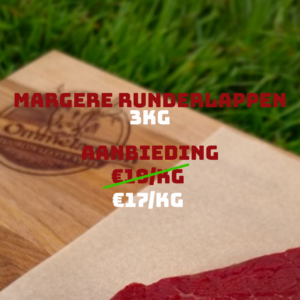 magere runderlappen aanbieding